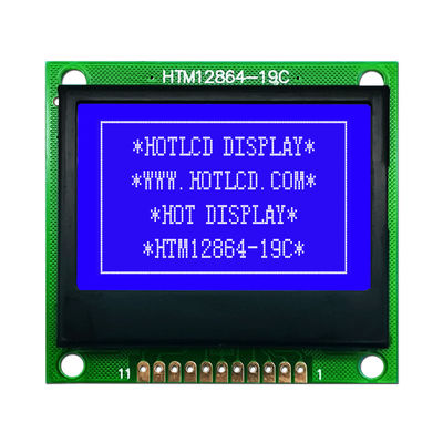 Modul LCD Grafis FSTN 128X64 Dengan Lampu Latar Putih HTM12864-19C