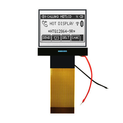 Modul COG LCD 128X64 MCU, Chip IC 7565R Pada Layar LCD Kaca HTG12864-9R