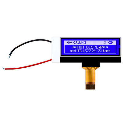 Industri 132x32 COG Modul LCD ST7567R Transflektif Positif HTG13232Y