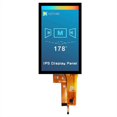 480x854 Panel LCD MIPI Vertikal Layar TFT Serbaguna Monitor Pcap 5 Inci