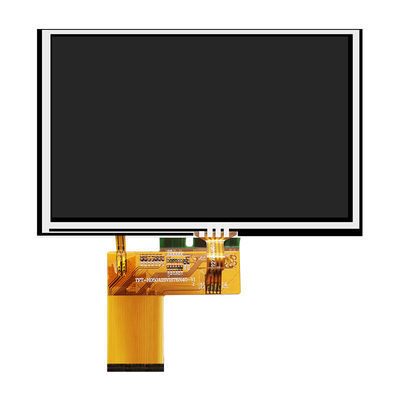 Resistif 5 Inch TFT LCD Display Panel IC 7262 800x480 Dots 40PIN TFT-H050A1SVIST4R40