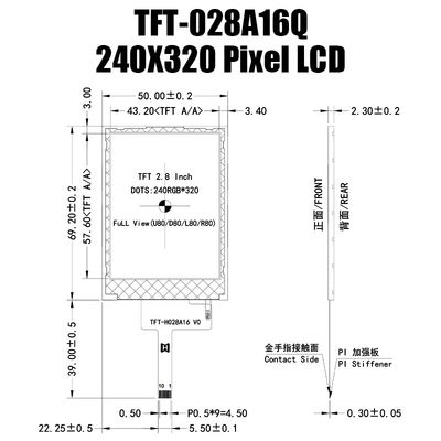 Modul TFT ST7789V SPI 2,8 Inci, IPS Layar TFT yang Dapat Dibaca Sinar Matahari