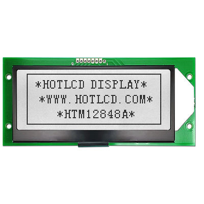 Layar LCD Grafis Monokrom 128X48 COG Dengan Lampu Latar Putih