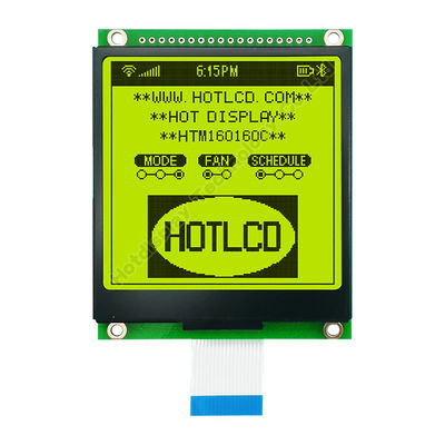 Modul LCD Grafis FSTN 160X160 Dengan Lampu Latar Putih UC1698 HTM160160C