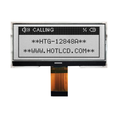 LCD COG Grafis 128X48 | Layar STN Grey Dengan Lampu Latar PUTIH/HTG12848A