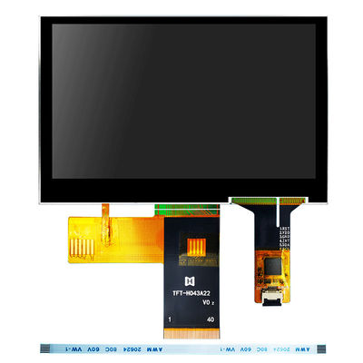 4.3 Inci 480x272 TFT LCD Modulie Layar LCD Suhu Lebar Monitor Pcap