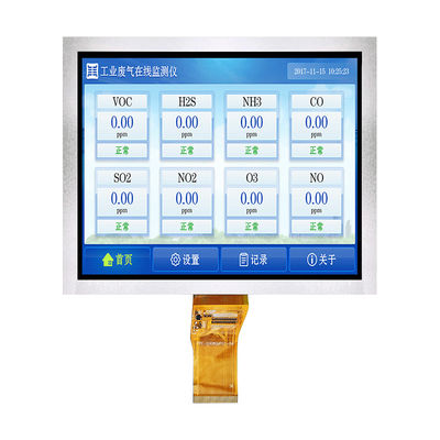 8.0 Inch 800x600 Modul LCD Menampilkan Pabrikan Monitor Industri