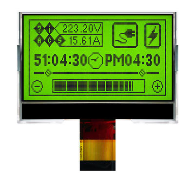 128x64 COG LCD Modul Tampilan Grafis ST7565R Dengan Lampu Latar Putih Samping