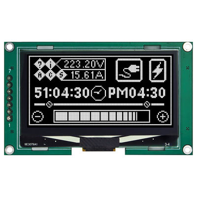 2,42 &quot;Inci 128x64 COG SSD1309 Modul Layar OLED Dengan Kontrol Peralatan + PCB + Bingkai