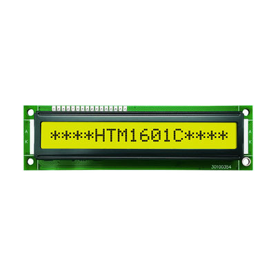1X16 Karakter LCD Display. STN + Gray dengan lampu latar samping kuning / hijau 5.0V-Arduino