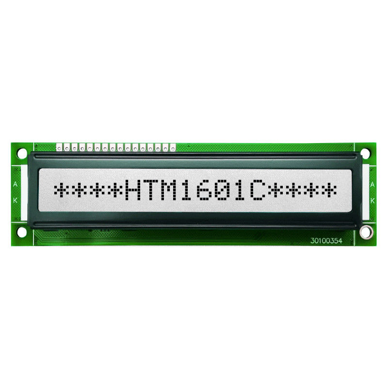 Modul LCD Karakter Monokrom 1X16 Dengan Antarmuka MCU HTM1601C